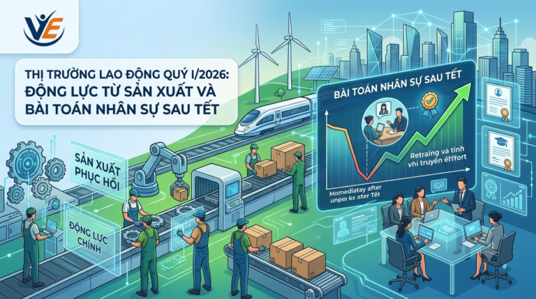 Thị trường lao động quý I/2026: Động lực từ sản xuất và bài toán nhân sự sau Tết