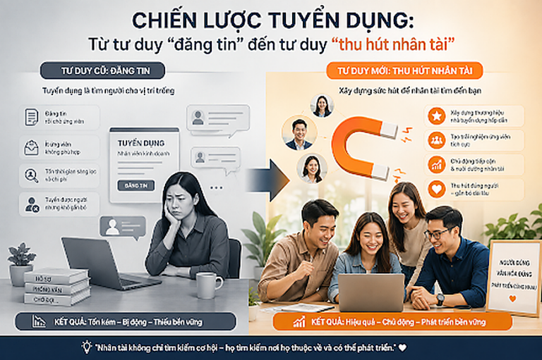 Câu lạc bộ Hr tổ chức đào tạo chiến lược tuyển dụng: Từ tư duy “đăng tin” đến tư duy “thu hút nhân tài”