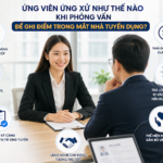 ứng viên ứng xử như thế nào khi phỏng vấn để ghi điểm trong mắt nhà tuyển dụng?