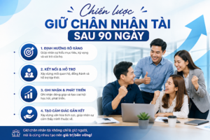 Chiến lược giữ chân nhân tài sau 90 ngày